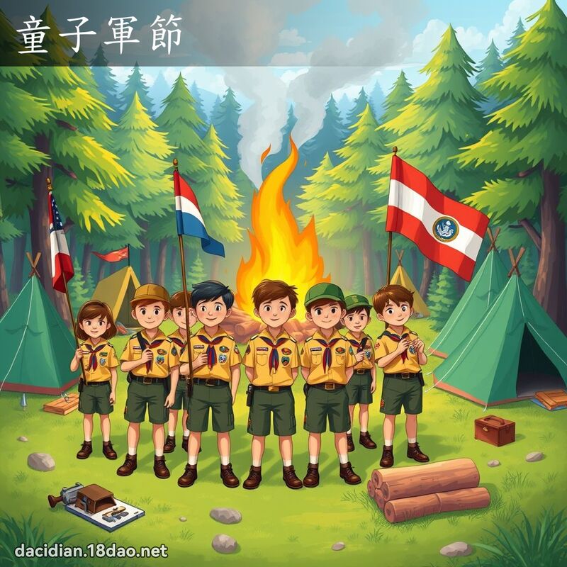 童子軍節 - 國語大辭典配圖