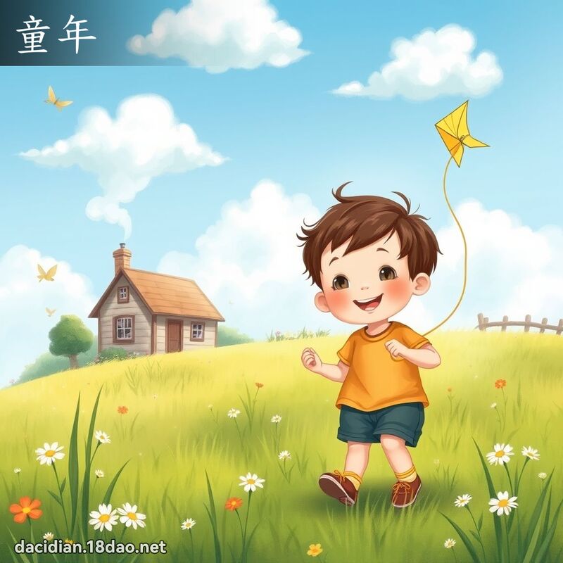 童年 - 國語大辭典配圖