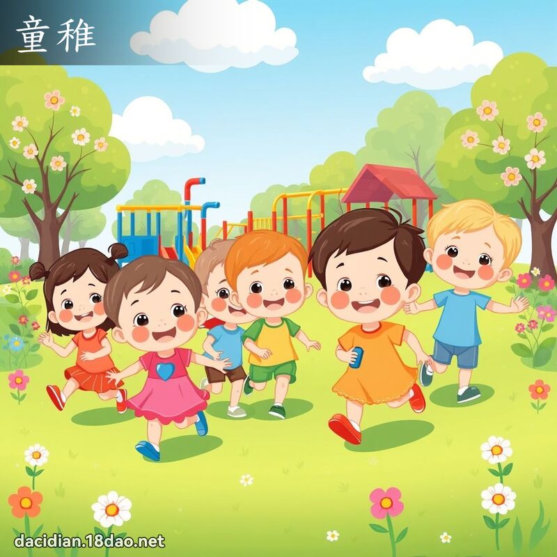 童稚 - 國語大辭典配圖