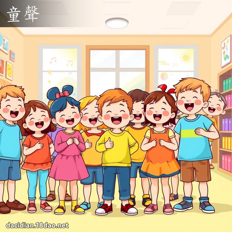 童聲 - 國語大辭典配圖