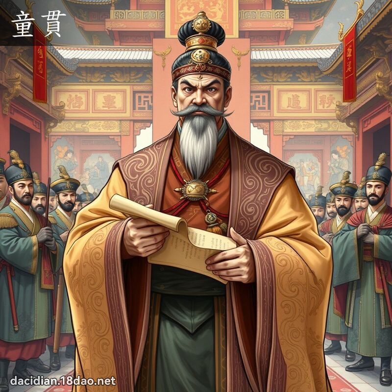 童贯 - 国语大辞典配图