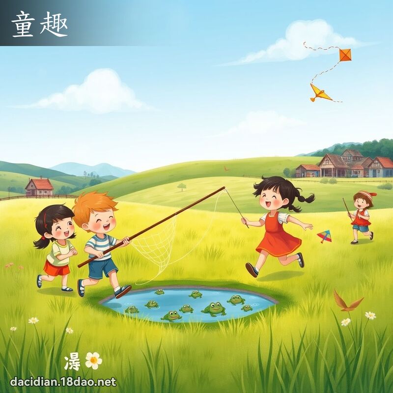 童趣 - 国语大辞典配图