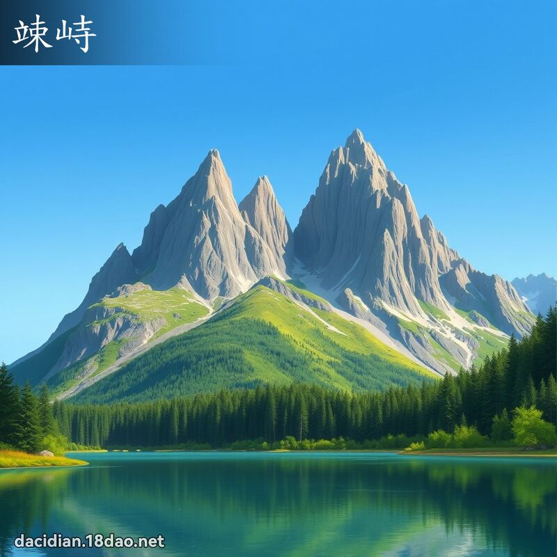 竦峙 - 國語大辭典配圖