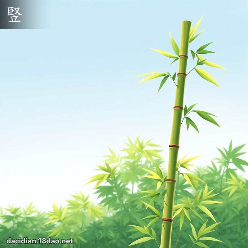 竪 - 國語大辭典配圖