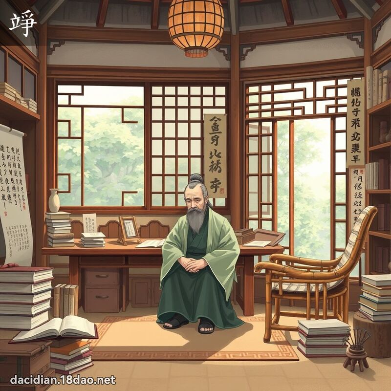 竫 - 國語大辭典配圖
