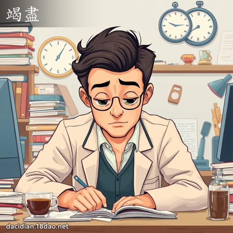 竭尽 - 国语大辞典配图