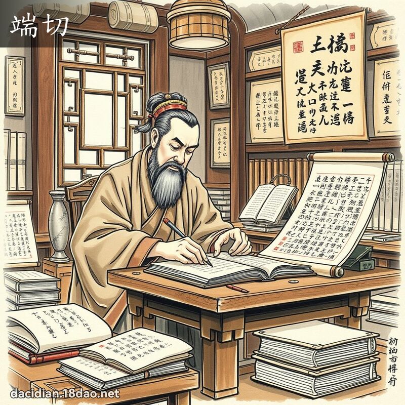 端切 - 国语大辞典配图