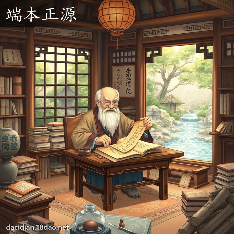 端本正源 - 國語大辭典配圖