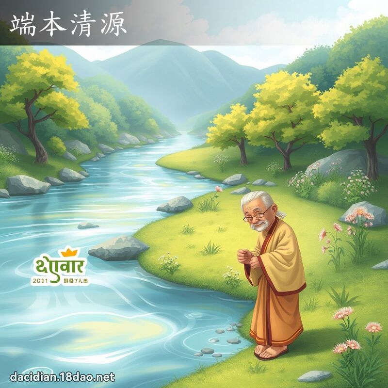 端本清源 - 国语大辞典配图