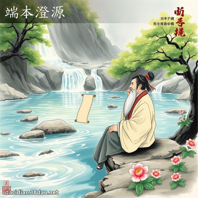端本澄源 - 国语大辞典配图