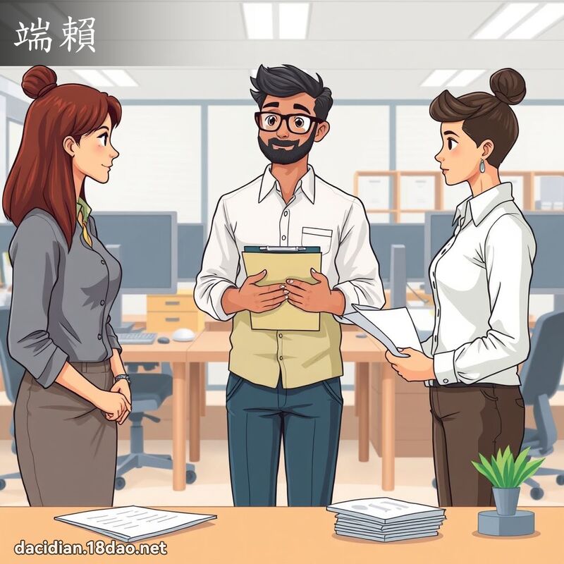 端賴 - 國語大辭典配圖