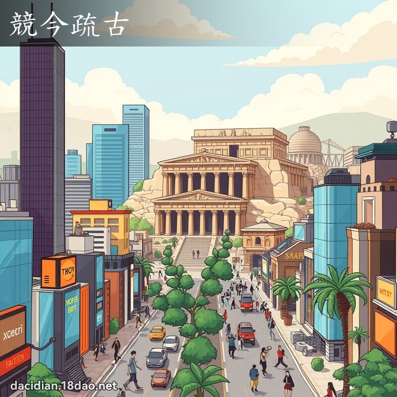 競今疏古 - 國語大辭典配圖