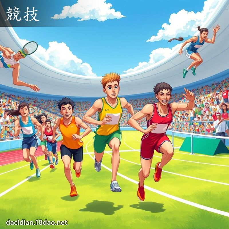 競技 - 國語大辭典配圖