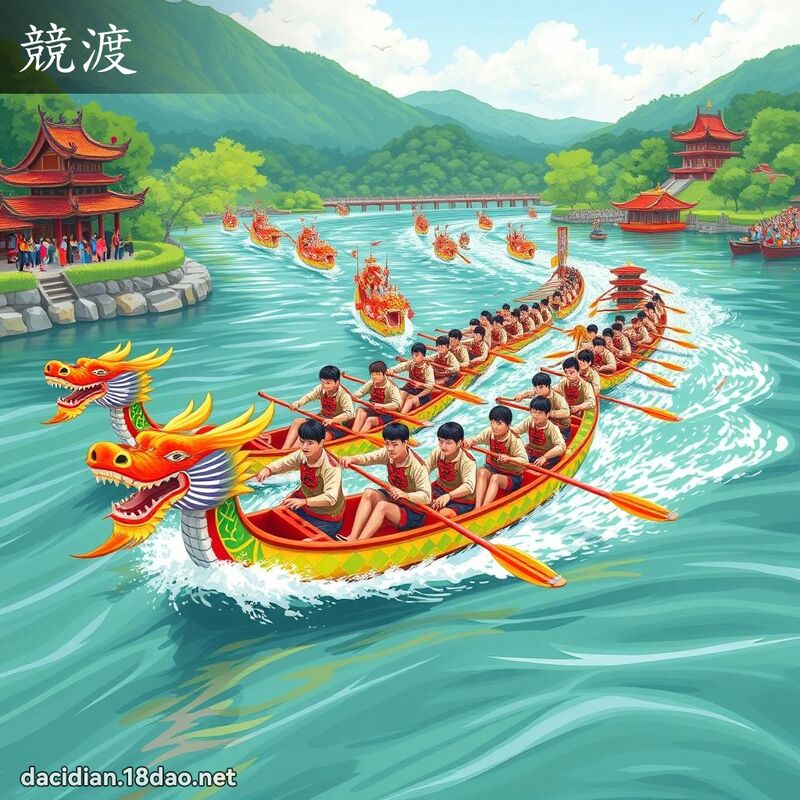 競渡 - 國語大辭典配圖