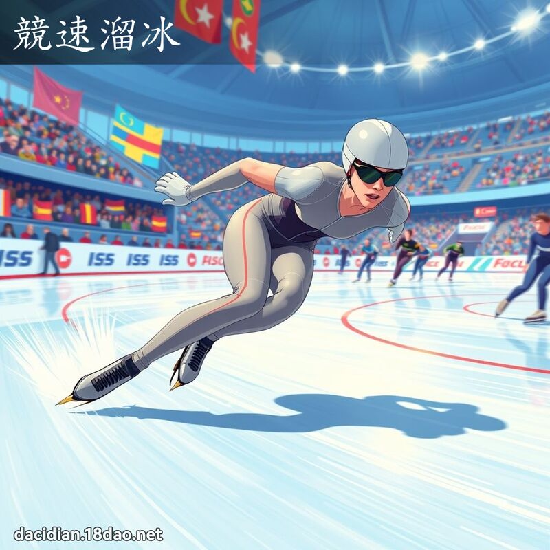 竞速溜冰 - 国语大辞典配图