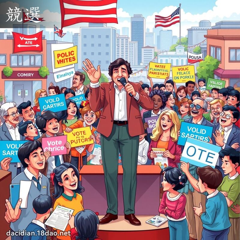 竞选 - 国语大辞典配图