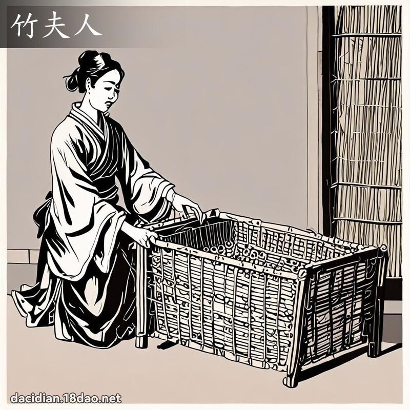 竹夫人 - 國語大辭典配圖