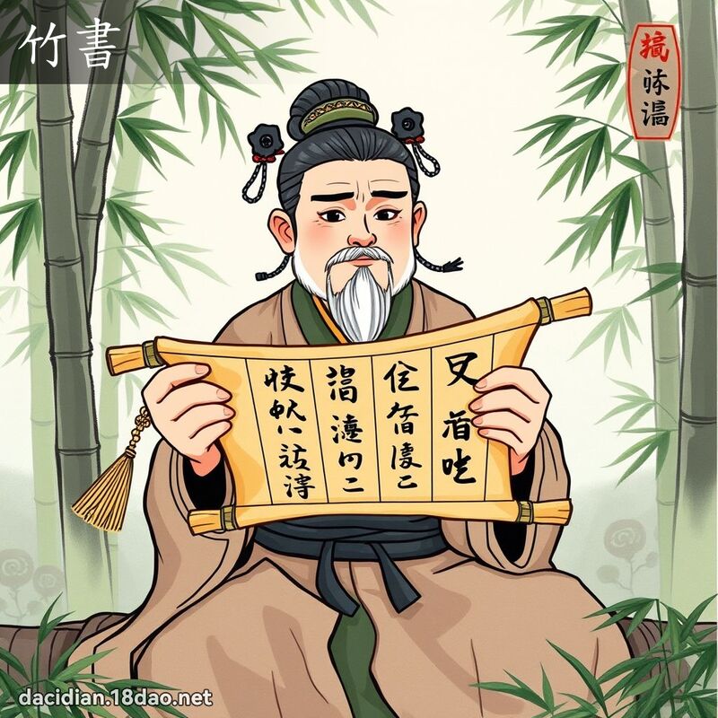 竹書 - 國語大辭典配圖