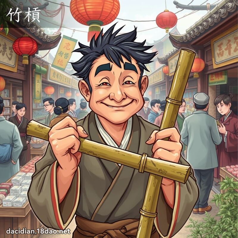 竹槓 - 国语大辞典配图