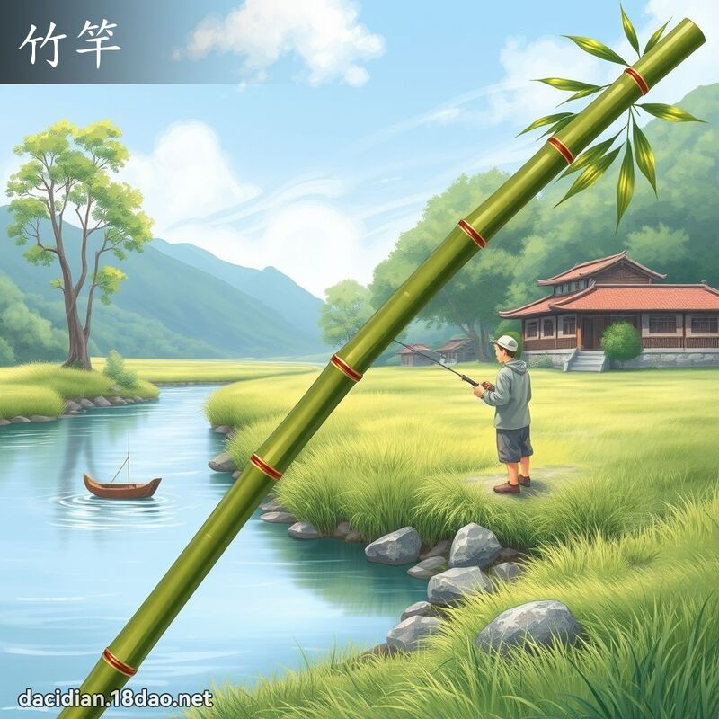 竹竿 - 國語大辭典配圖
