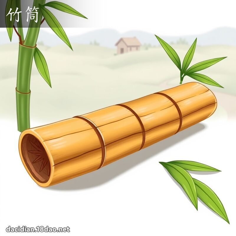 竹筒 - 國語大辭典配圖