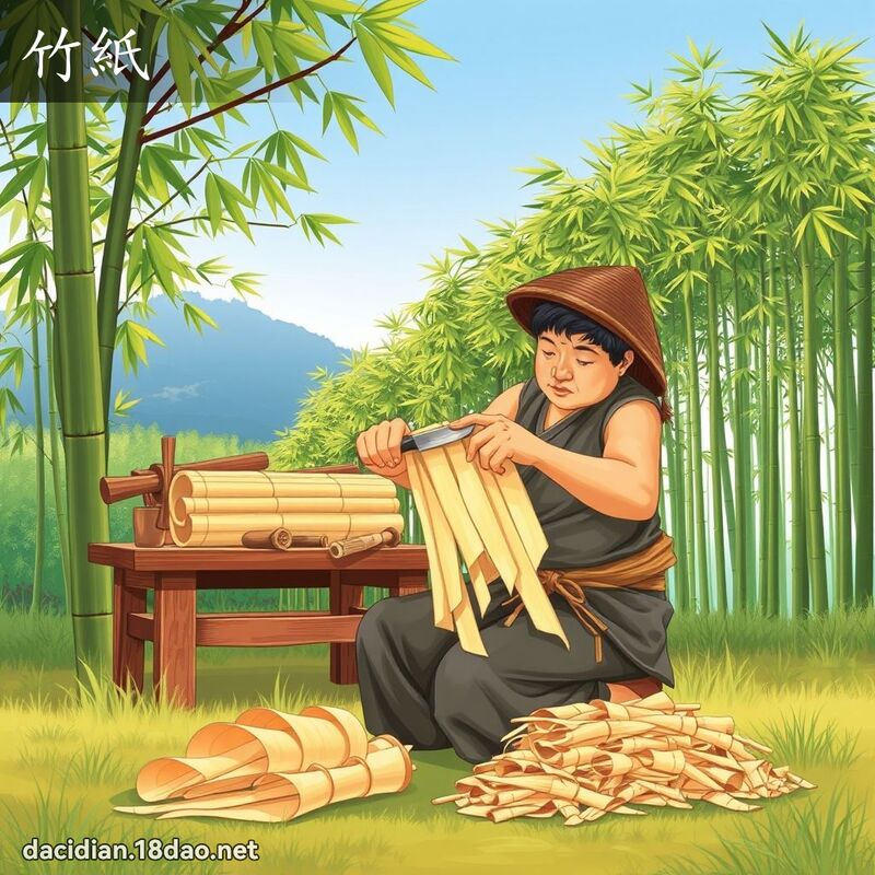 竹纸 - 国语大辞典配图