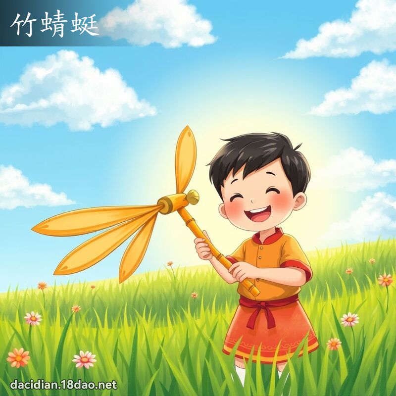 竹蜻蜓 - 國語大辭典配圖