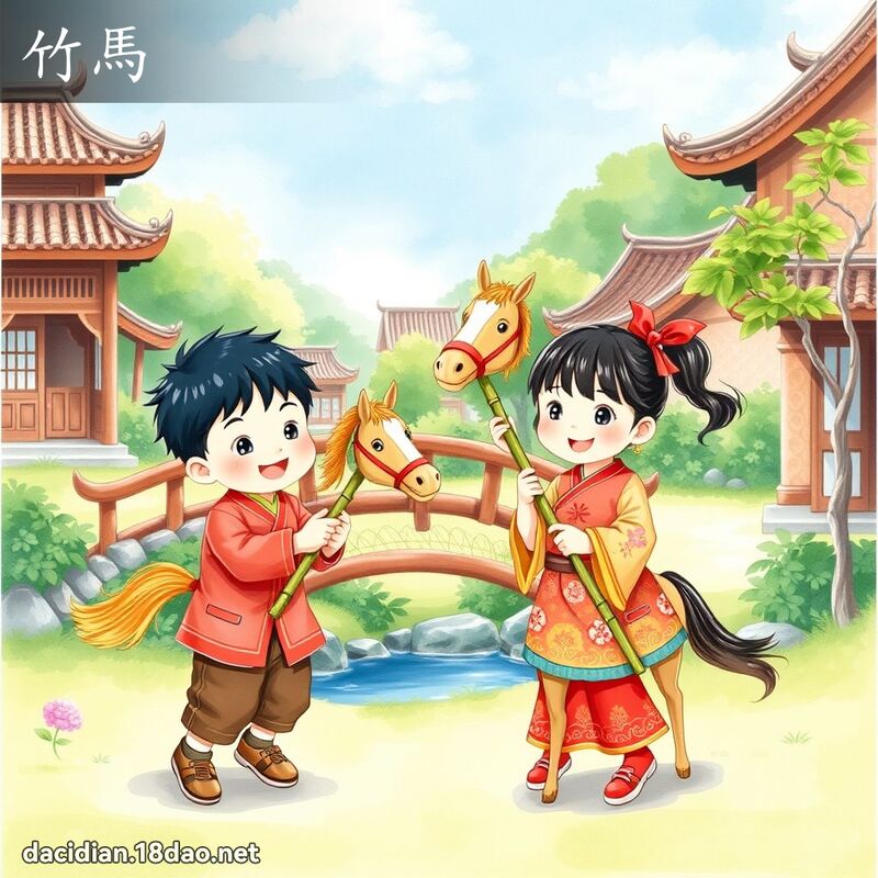 竹馬 - 國語大辭典配圖