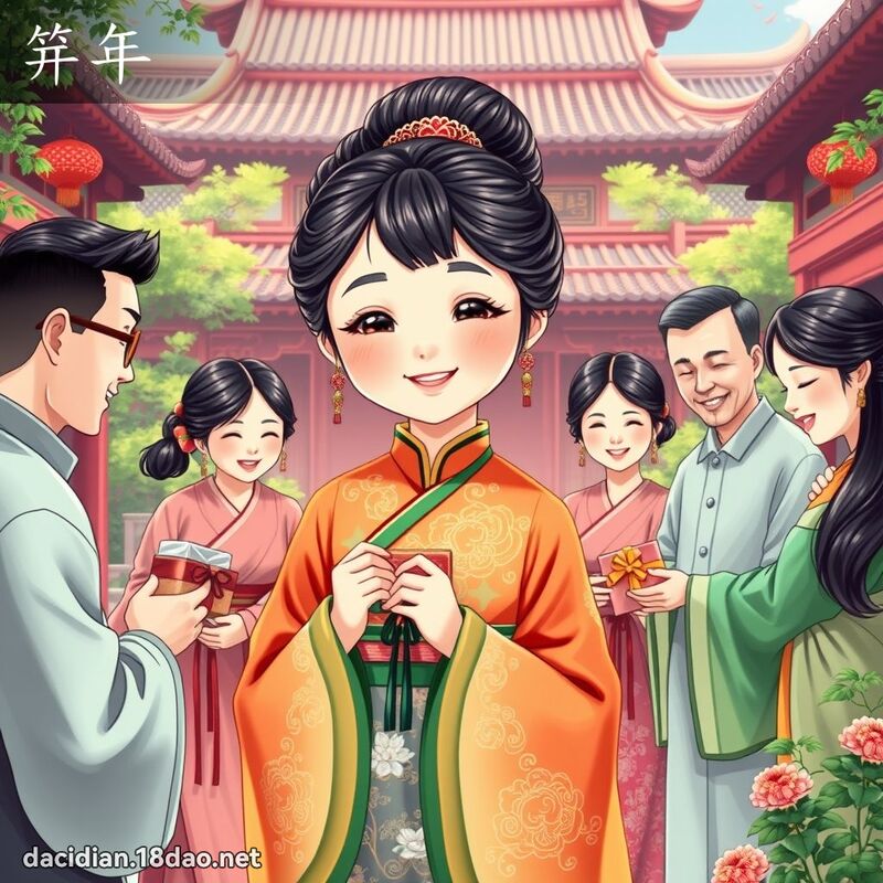 笄年 - 國語大辭典配圖