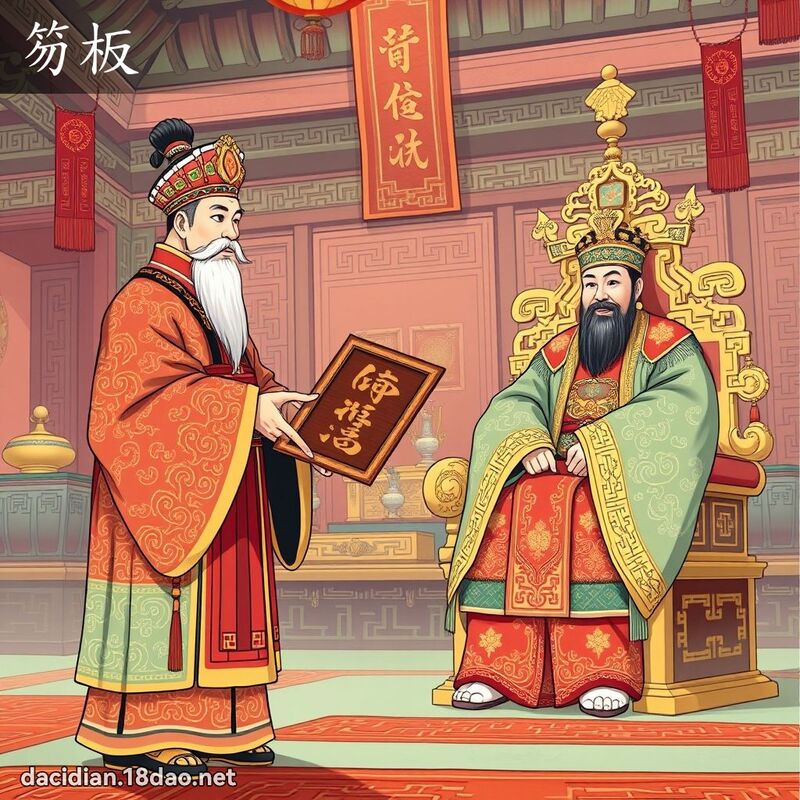 笏板 - 国语大辞典配图
