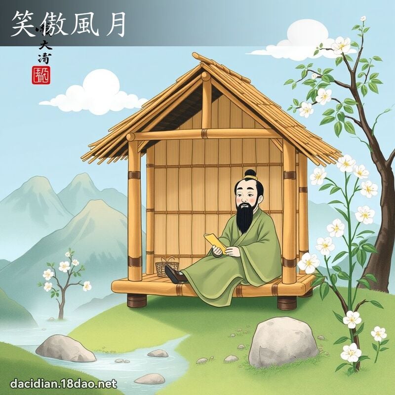 笑傲風月 - 國語大辭典配圖