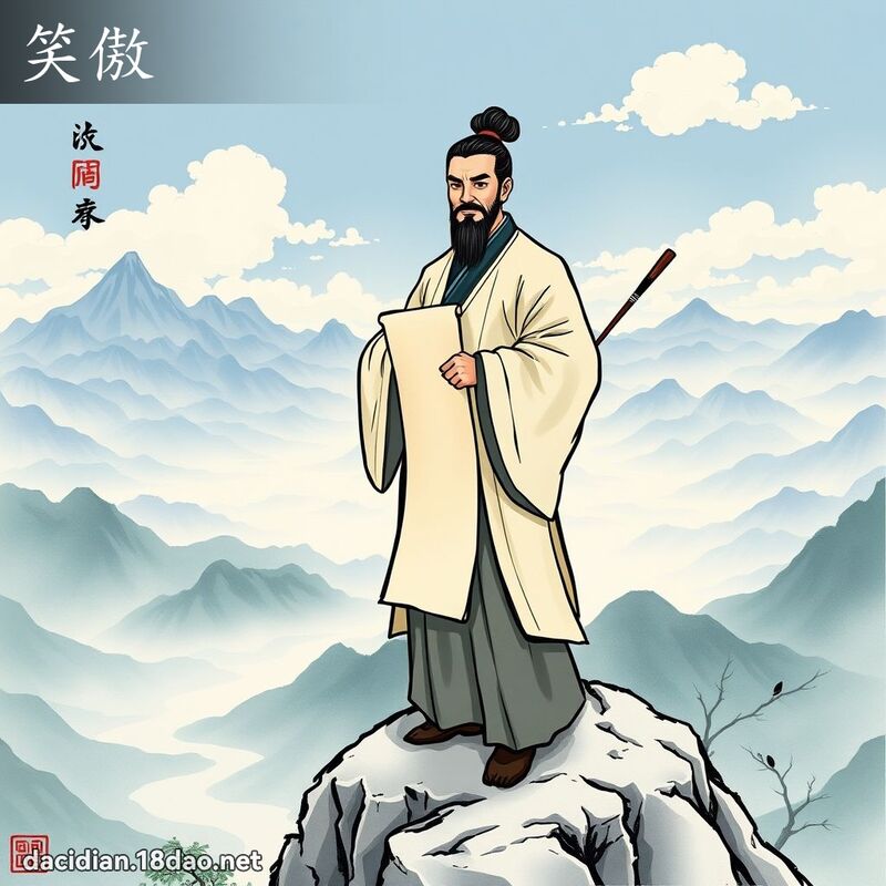 笑傲 - 国语大辞典配图