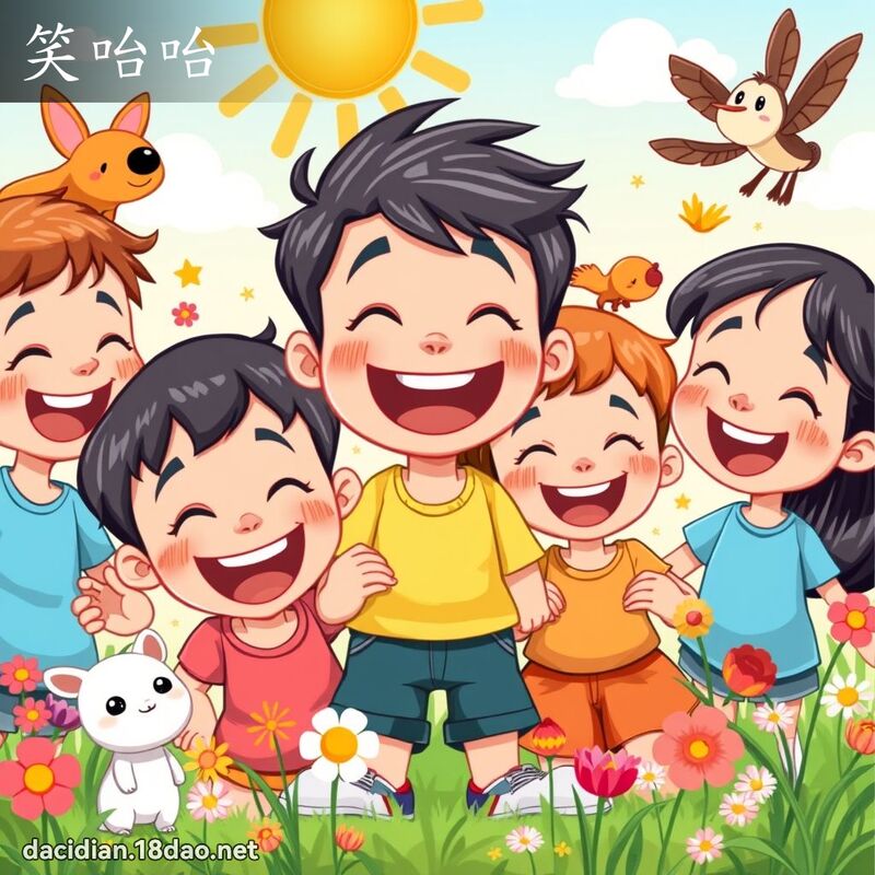笑咍咍 - 國語大辭典配圖