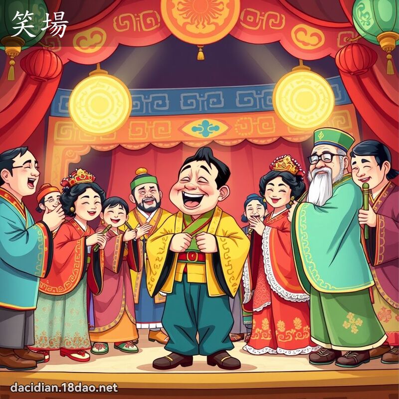 笑場 - 國語大辭典配圖