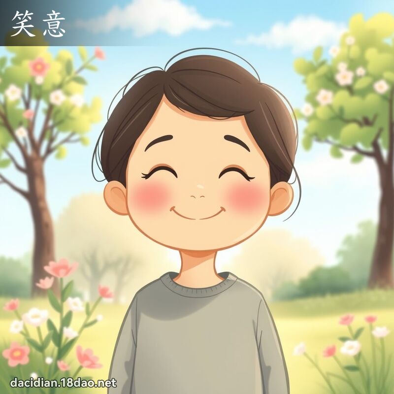 笑意 - 国语大辞典配图