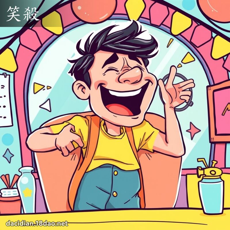 笑杀 - 国语大辞典配图