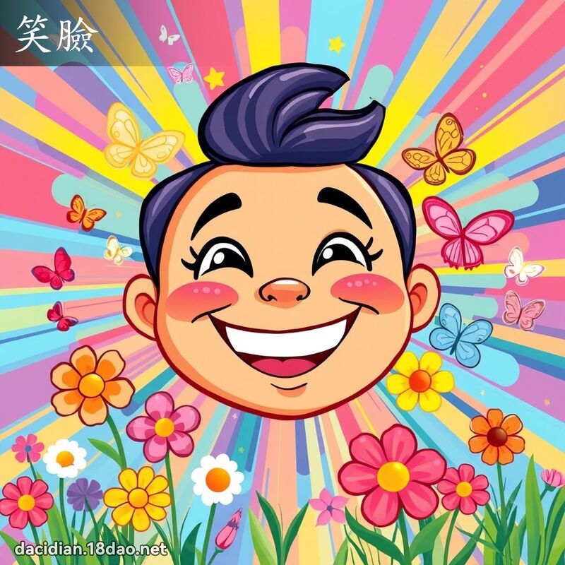 笑臉 - 國語大辭典配圖