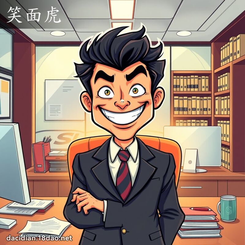 笑面虎 - 国语大辞典配图