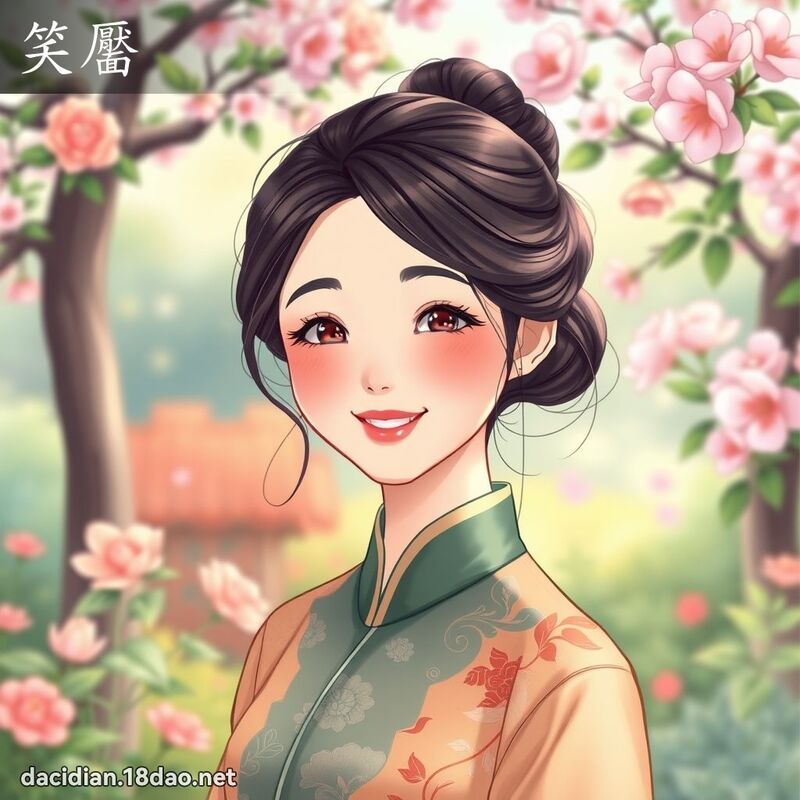 笑靨 - 國語大辭典配圖