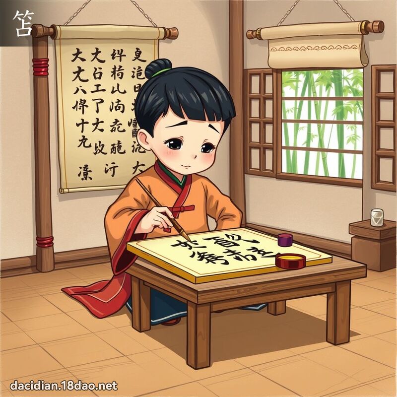 笘 - 國語大辭典配圖