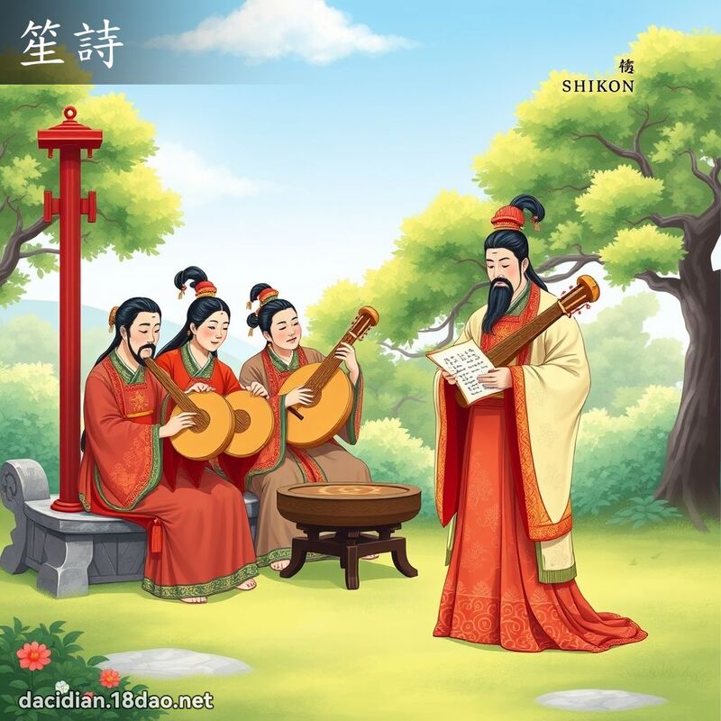 笙诗 - 国语大辞典配图