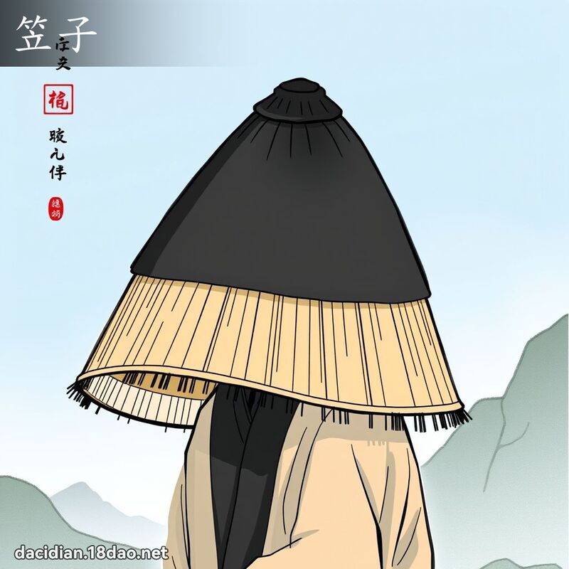 笠子 - 国语大辞典配图