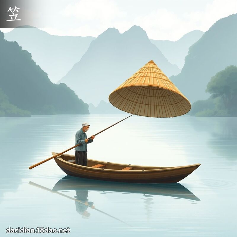 笠 - 國語大辭典配圖