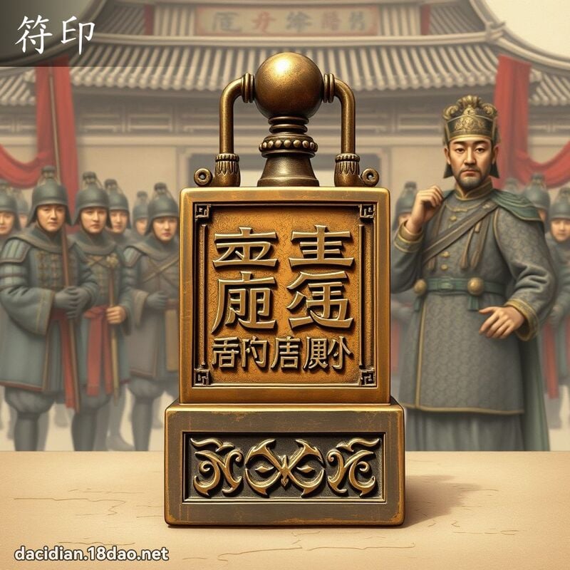 符印 - 国语大辞典配图