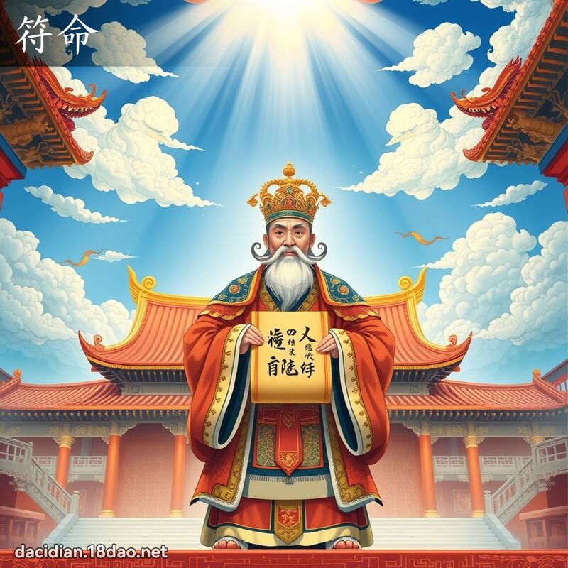 符命 - 国语大辞典配图