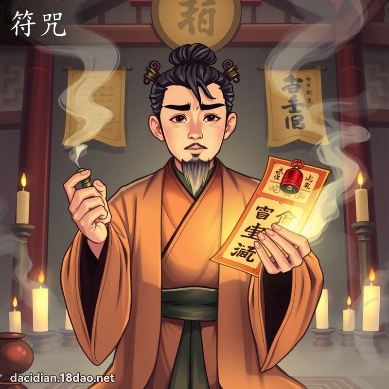 符咒 - 国语大辞典配图