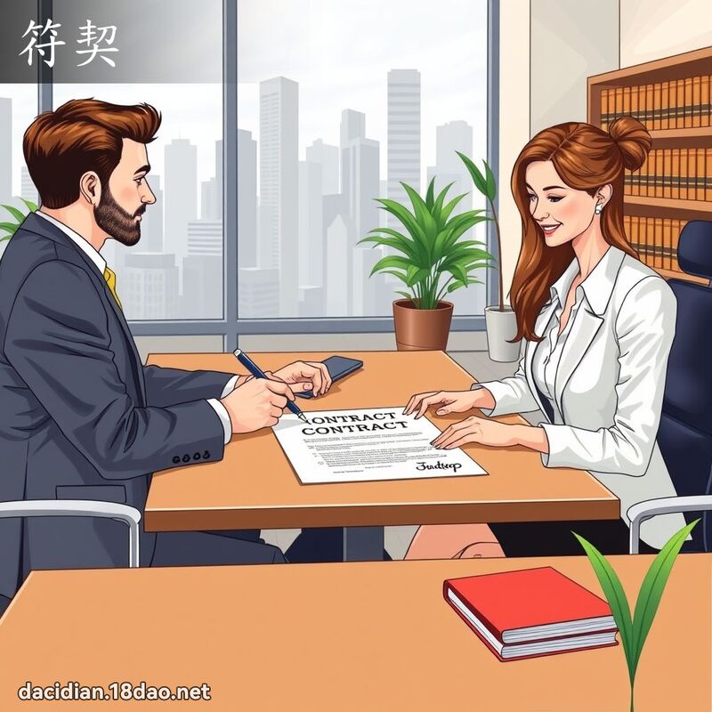符契 - 国语大辞典配图