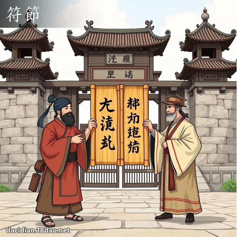 符节 - 国语大辞典配图
