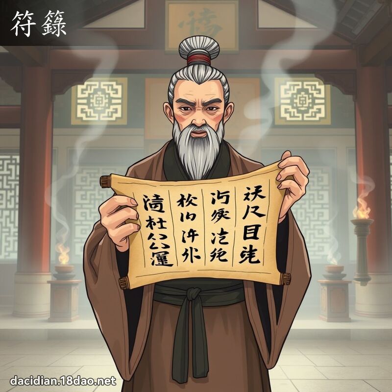 符籙 - 国语大辞典配图