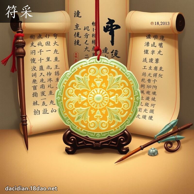 符采 - 國語大辭典配圖